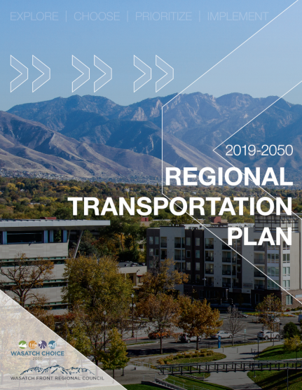 Cover image of the 2019-2050 RTP