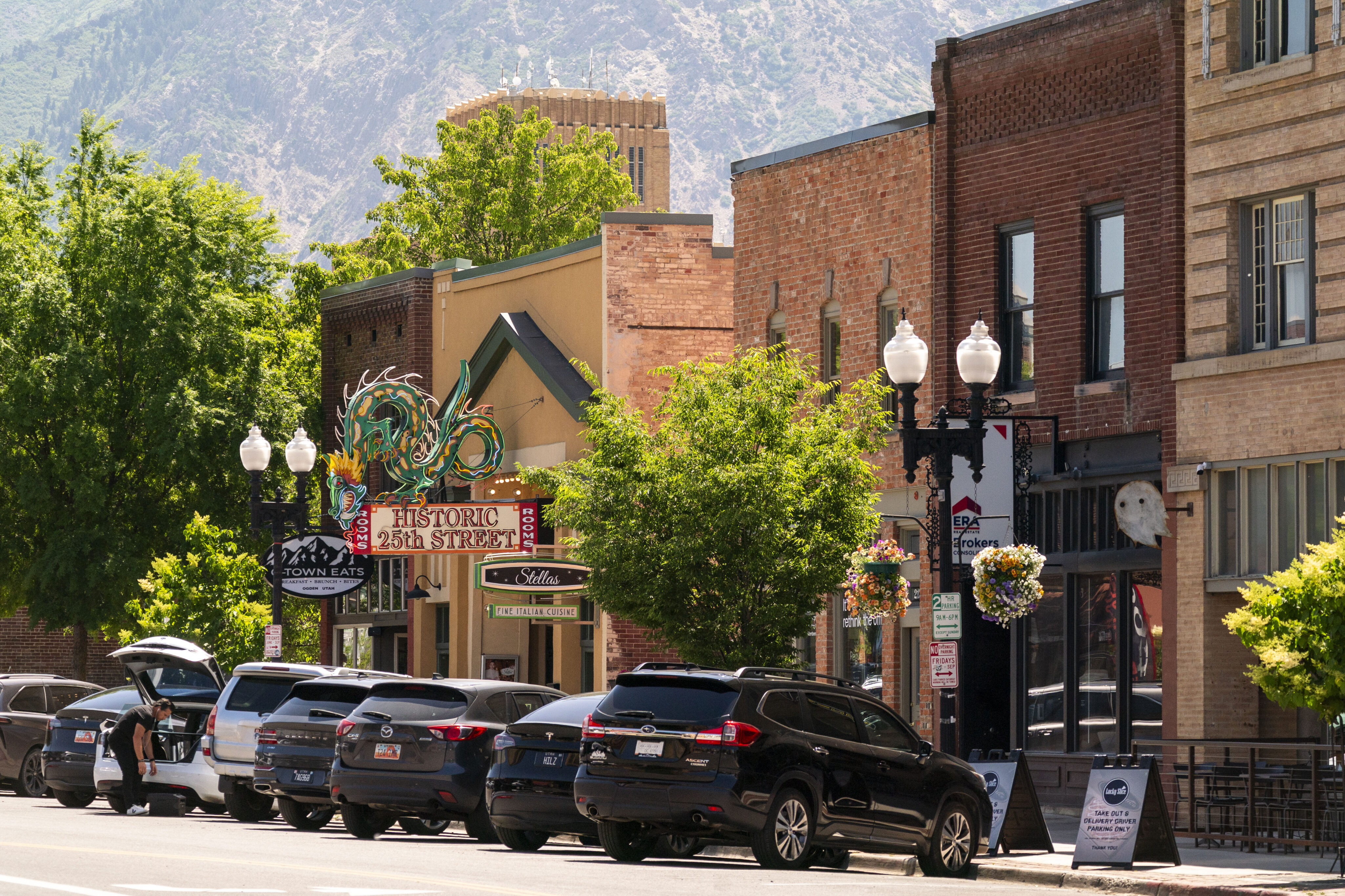 View of 25th Street in Ogden Utah