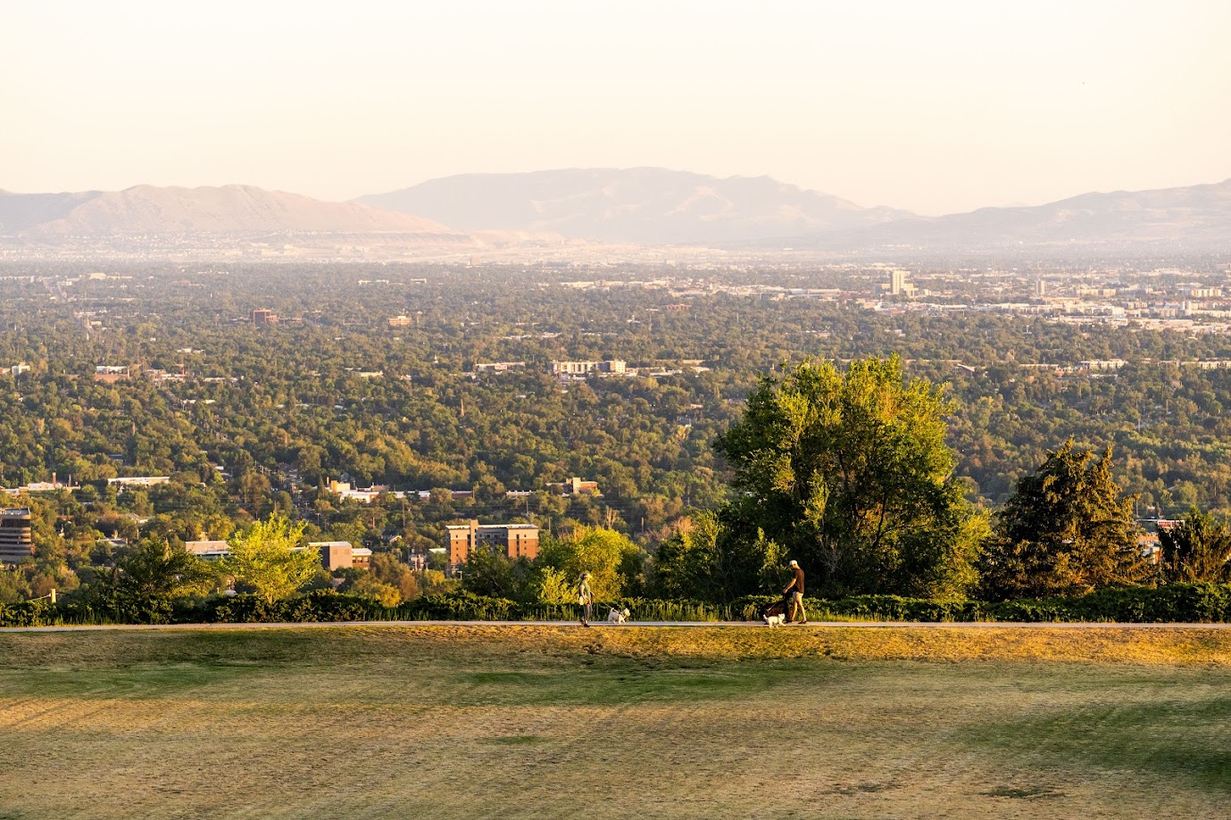 View of Salt Lake County from Federal Heights neighborhood